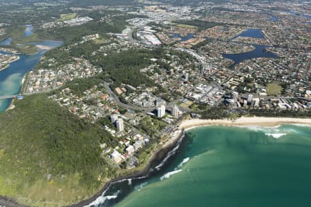 Aerial Image of BURLEIGH HEADS, QUEENSLAND