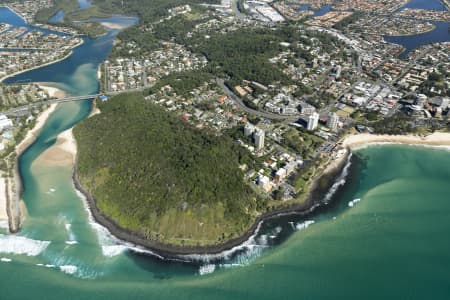 Aerial Image of BURLEIGH HEADS, QUEENSLAND