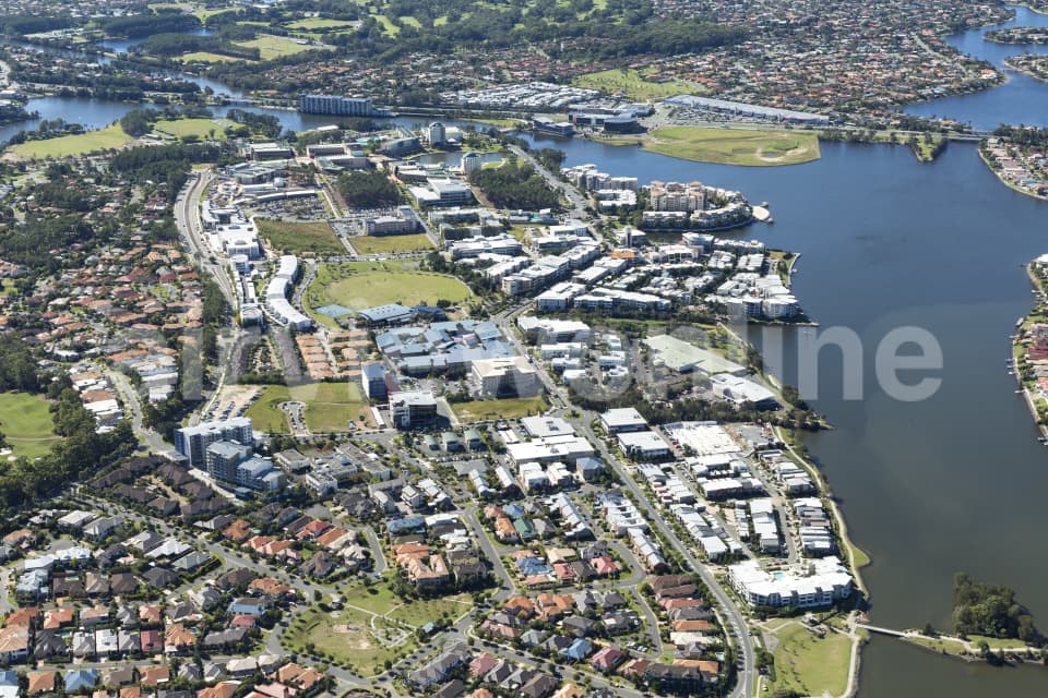 Aerial Image of Varsity Lakes Aerial Photo