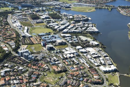 Aerial Image of VARSITY LAKES AERIAL PHOTO