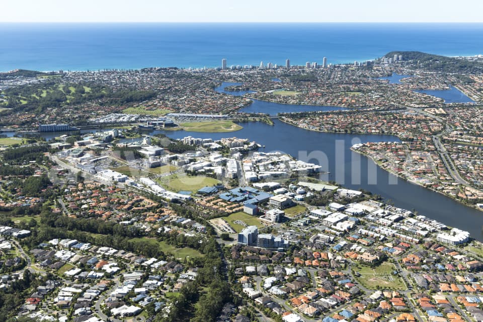 Aerial Image of Varsity Lakes Aerial Photo