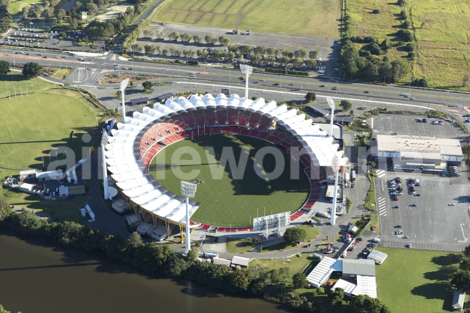 Aerial Image of Metricon Stadium Carrara