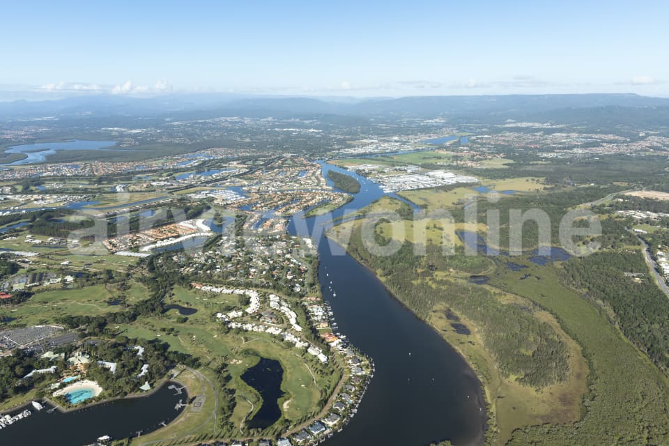 Aerial Image of Hope Island Gold Coast
