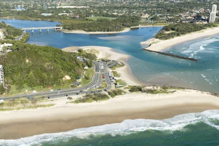 Aerial Image of CURRUMBIN WATER FRONT PROPERTY