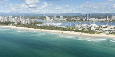 Aerial Image of MAIN BEACH QLD