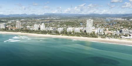 Aerial Image of BURLEIGH HEADS QLD