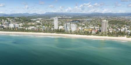 Aerial Image of BURLEIGH HEADS QLD