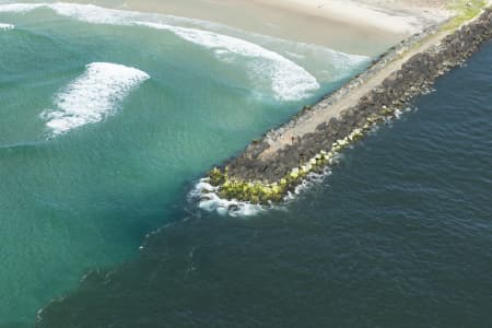 Aerial Image of SEA ROCK WALL.