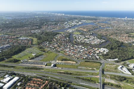 Aerial Image of VARSITY LAKES AERIAL PHOTO