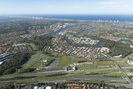 Aerial Image of VARSITY LAKES AERIAL PHOTO