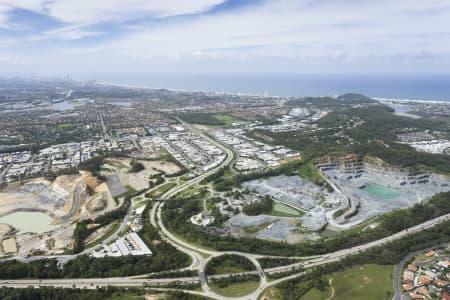 Aerial Image of BURLEIGH HEADS AERIAL PHOTO