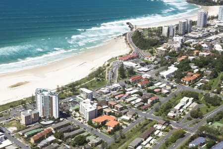 Aerial Image of KIRRA BEACH AT COOLANGATTA