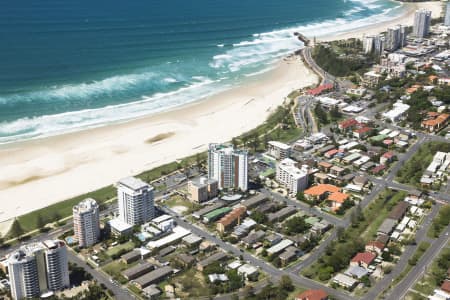Aerial Image of KIRRA BEACH AT COOLANGATTA