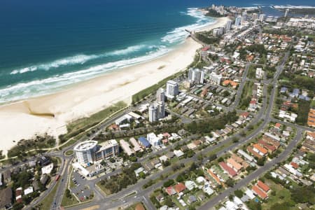 Aerial Image of KIRRA BEACH AT COOLANGATTA