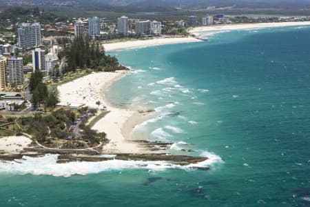 Aerial Image of RAINBOW BEACH COOLANGATTA