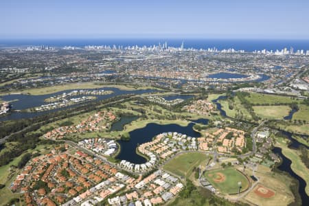 Aerial Image of CARRARA AERIAL PHOTO