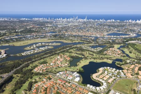 Aerial Image of CARRARA AERIAL PHOTO