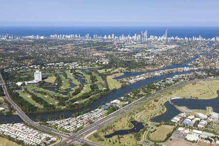 Aerial Image of CARRARA AERIAL PHOTO