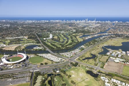 Aerial Image of CARRARA AERIAL PHOTO