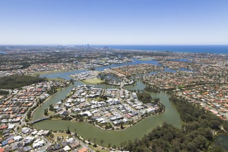 Aerial Image of VARSITY LAKES QLD