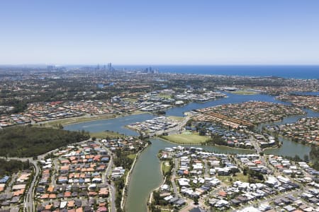 Aerial Image of VARSITY LAKES QLD