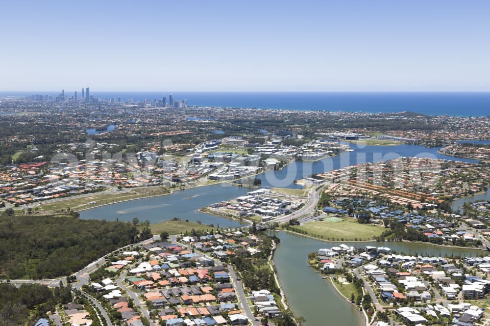 Aerial Image of Varsity Lakes QLD