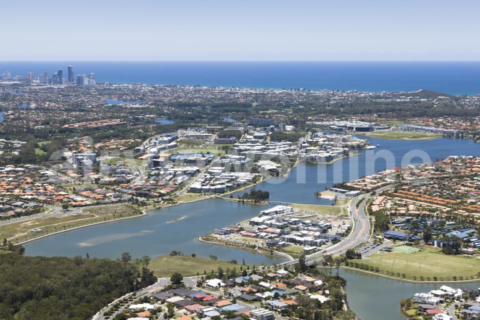 Aerial Image of Varsity Lakes QLD