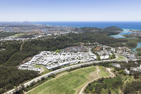 Aerial Image of WEST BURLEIGH INDUSTRIAL AREA