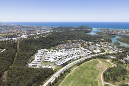 Aerial Image of WEST BURLEIGH INDUSTRIAL AREA