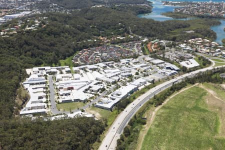 Aerial Image of WEST BURLEIGH INDUSTRIAL AREA