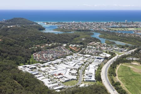 Aerial Image of WEST BURLEIGH INDUSTRIAL AREA