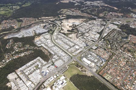 Aerial Image of WEST BURLEIGH INDUSTRIAL AREA