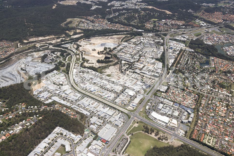 Aerial Image of West Burleigh Industrial Area
