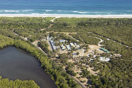 Aerial Image of BALLINA BEACH VILLAGE