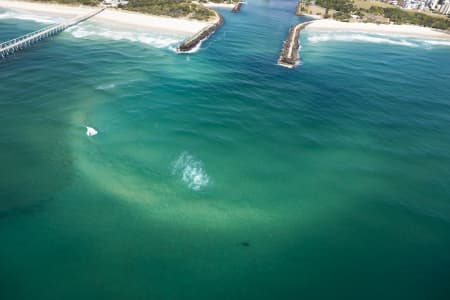 Aerial Image of TWEED RIVER ENTRANCE & SAND BAR.