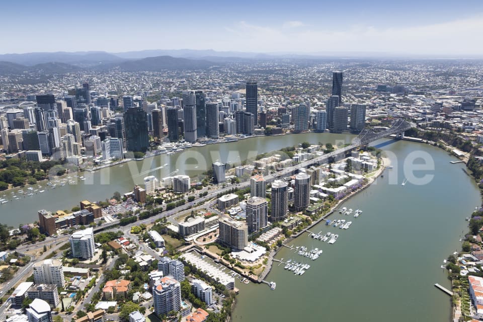 Aerial Image of Kangaroo Point QLD
