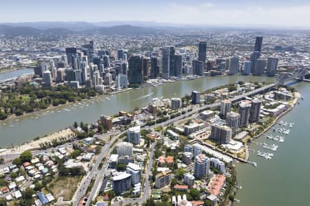 Aerial Image of KANGAROO POINT QLD