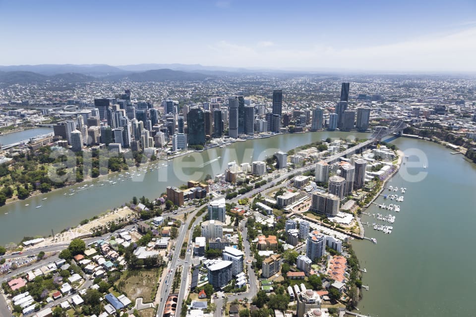 Aerial Image of Kangaroo Point QLD