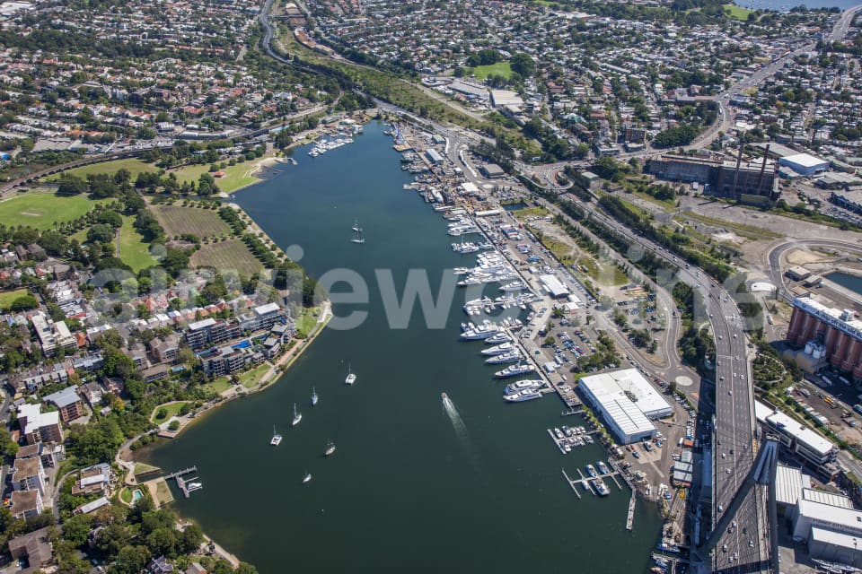Aerial Image of Rozelle Bay