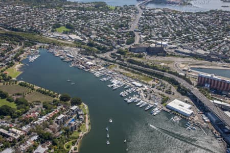 Aerial Image of ROZELLE BAY