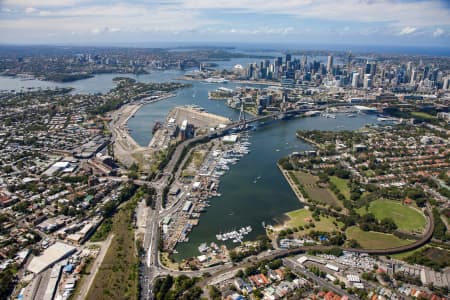 Aerial Image of ROZELLE BAY