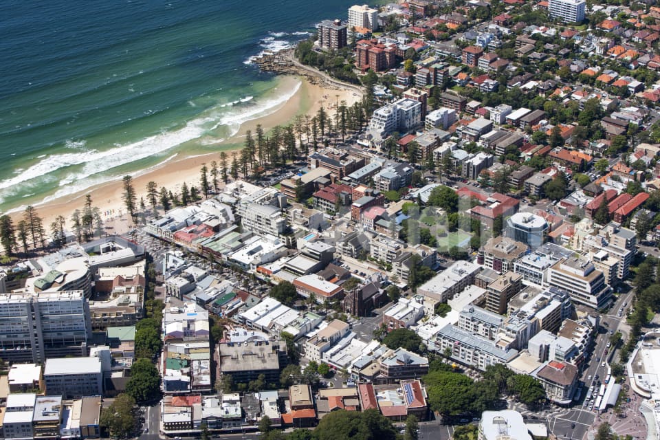 Aerial Image of Corso At Manly