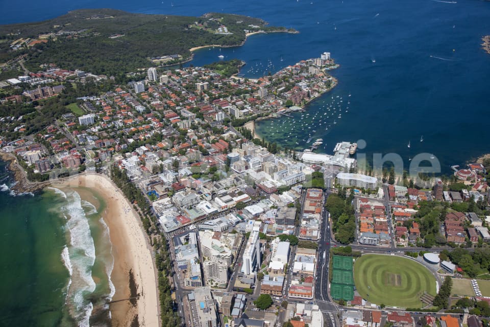 Aerial Image of Corso At Manly