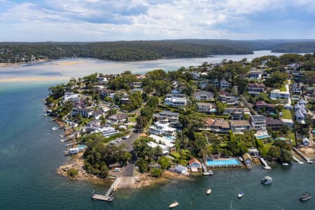 Aerial Image of DOLANS BAY PORT HACKING