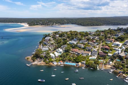 Aerial Image of DOLANS BAY PORT HACKING