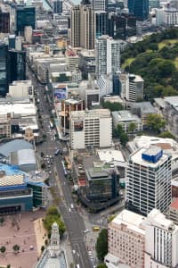 Aerial Image of QUEEN ST CLOSE UP LOOKING NORTH EAST