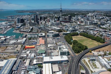 Aerial Image of FREEMANS BAY LOOKING SOUTH TOAUCKLAND CBD