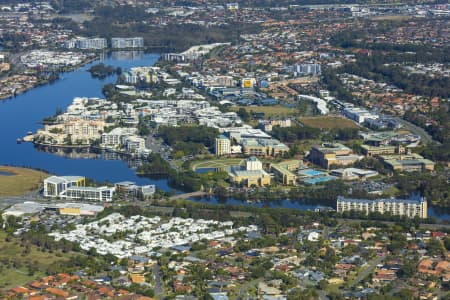 Aerial Image of BURLEIGH WATERS