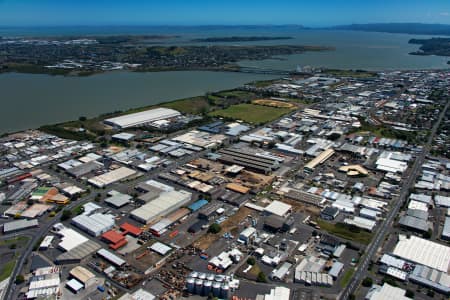 Aerial Image of ONEHUNGA FACING SOUTH WEST TO MANGERE BRIDGE