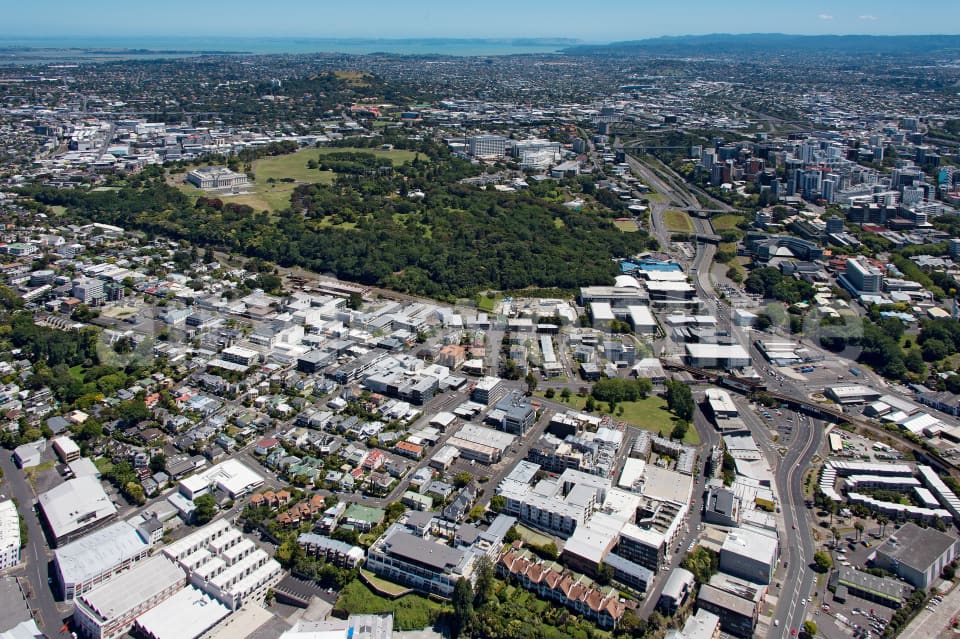 Aerial Image of Parnell Facing South West To Remuera